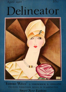 The Delineator, (Cover) Vol 100, no.4. April, 1927, f TT500 .D35 Smithsonian Libraries.