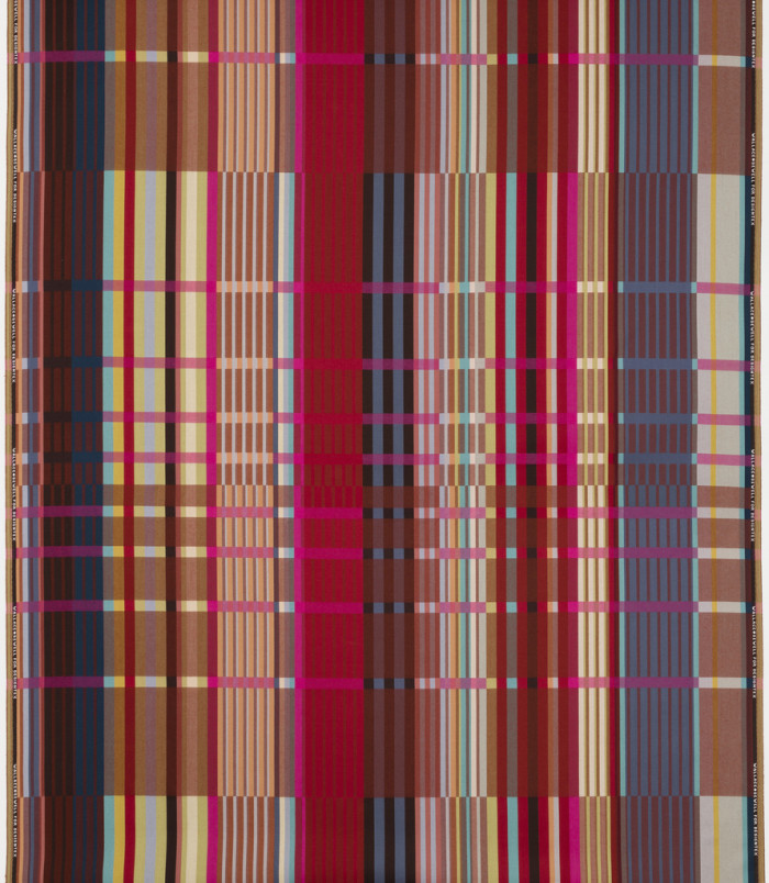 Textile, 2014, USA, designed by Wallace Sewell, manufactured by Designtex, twill and satin weave wool, Gift of Designtex Group, 2016-14-8