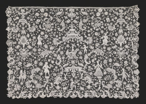 Lace cravat, 17th century