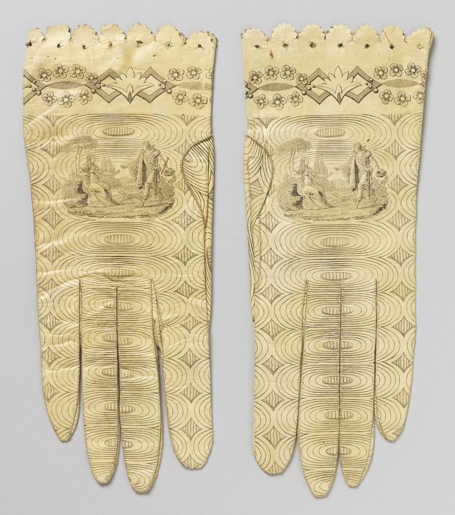 Women's gloves, 1800-1820