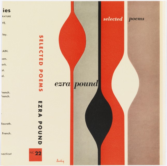Selected Poems by Ezra Pound. Cover by Alvin Lustig.