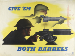 Give ‘Em Both Barrels by Jean Carlu