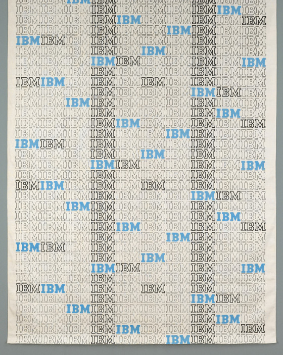 Angelo Testa Corporate Calico: Angelo Testa’s Fabric for IBM | Cooper Hewitt ...