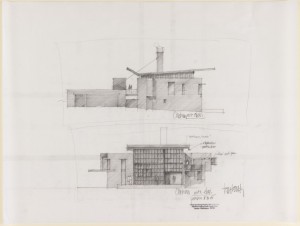 Sketch of cabin