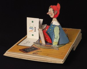 Pop up book with Pinocchio