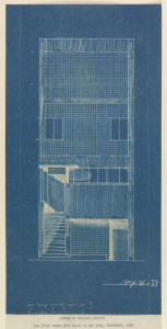 Print, Elevation of Townhouse, 211 East 48th Street, New York, NY, 1933