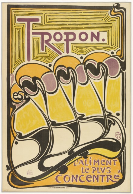 abstract french poster