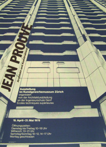 poster for artist jean prove