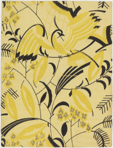 bird block print