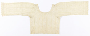 cream long sleeve blouse