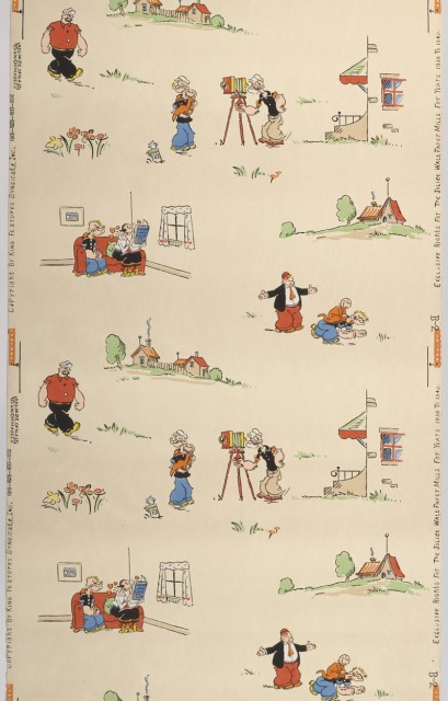 wallpaper with popeye cartoon