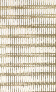 linen grid weave