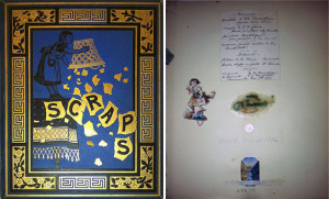 Cover and pages from scrapbook. Courtesy of Cooper Union Library