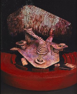 Model, El Camino Real, 1969. Peter Wexler. Wood, metal, paint. Gift of Peter Wexler. 1971-5-1.