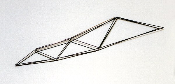 Brooch, 1983. Georg Dobler. Germany. steel wire, acrylic lacquer. Gift of Helen W. Drutt English in memory of Mark Dallas Butler, 1999-55-1