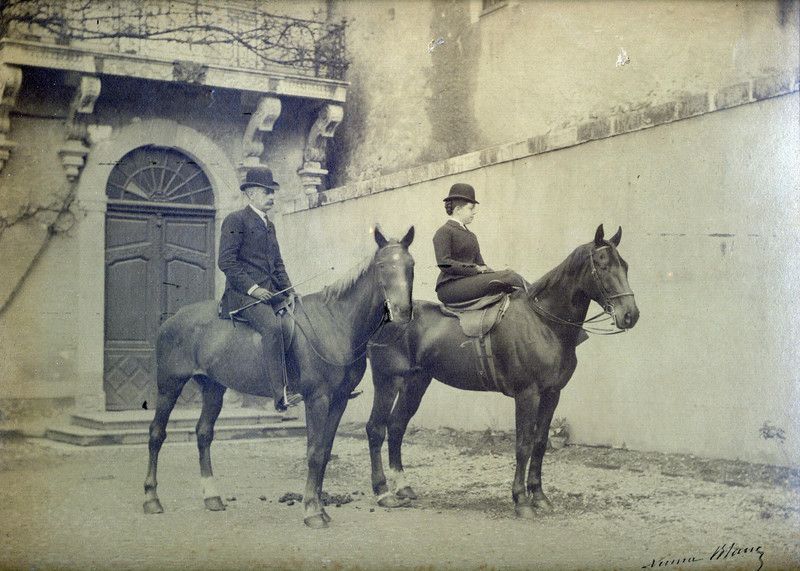 Amy and James Green in Paris. Courtesy, Cooper Union Library