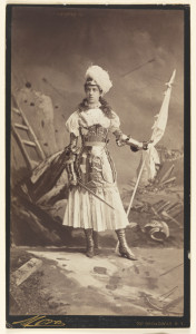 Photograph, “Mrs. Peter Cooper Hewitt in Masqurade Costume”, ca. 1885
