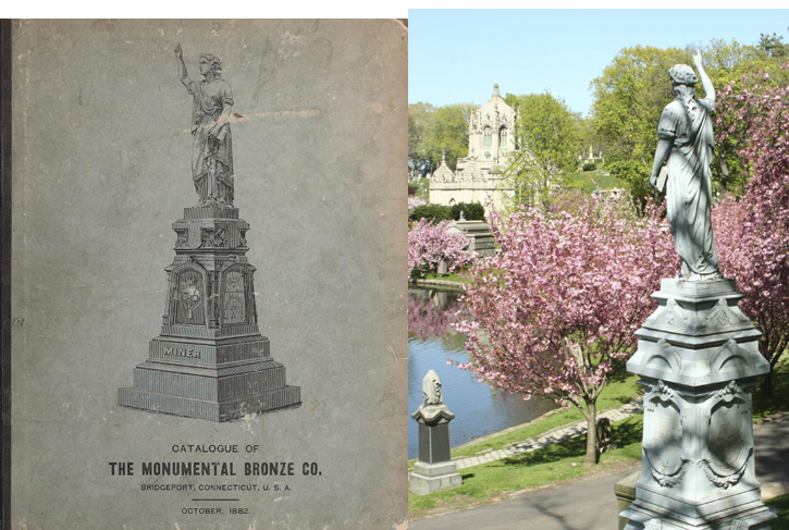 Book, "White bronze monuments, statuary, portrait medallions, busts, statues, and ornamental art work..."