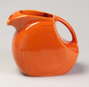 Orange pitcher.