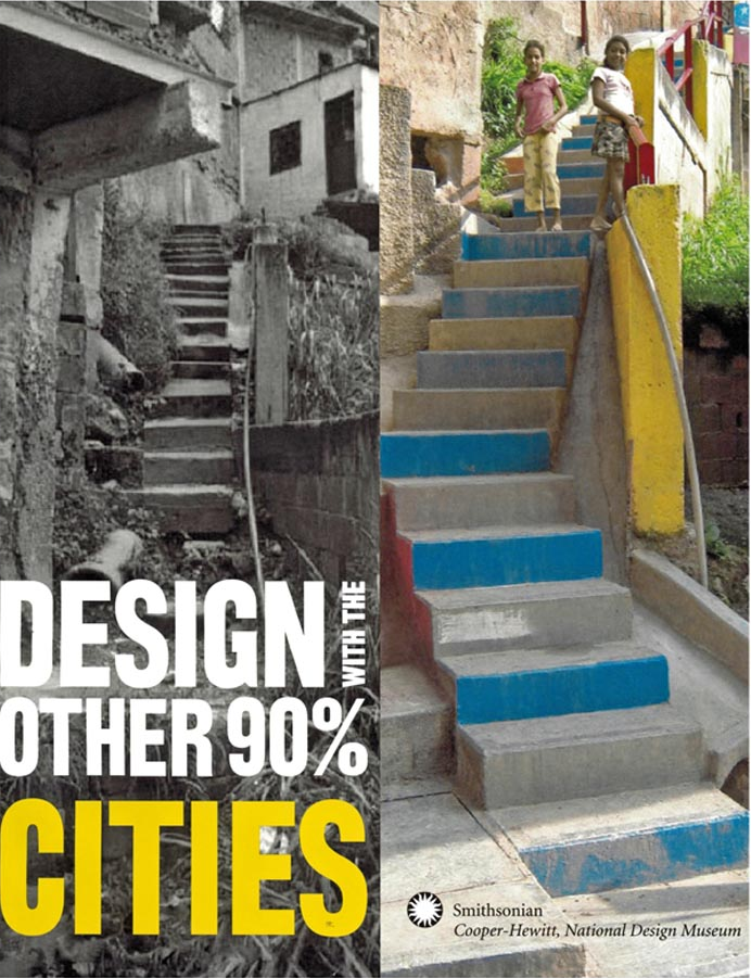 Book cover showing the book's title and a before-and-after photo of an outdoor staircase that was renovated.
