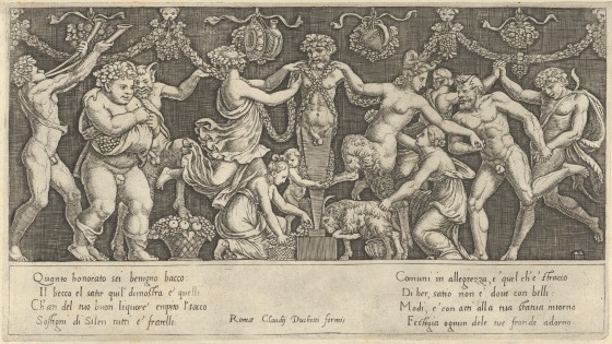 Print, Speculum Romane Magnificentiae: Sacrifice to Priapus, Master of the Die published by Antonio Lafreri and Claudio Duchetti, possibly after Giulio Romano or Raphael, 16th century, engraving, 25.5 x 30.6 cm; The Metropolitan Museum of Art, New York; Harris Brisbane Dick Fund, 1941, Inv. no. 41.72(2.150).