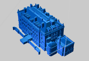 3D mansion model