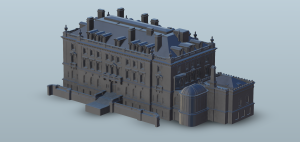 3D mansion model