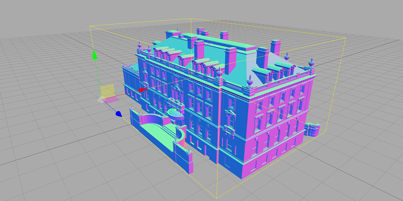 3D Cooper Hewitt mansion model