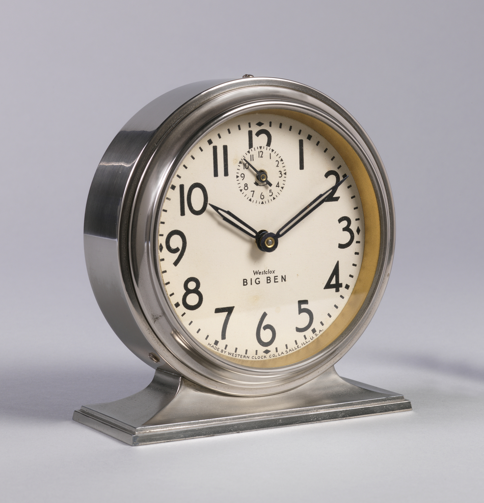 Big Ben alarm clock, by Henry Dreyfuss