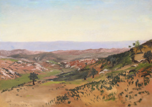 Landscape from Mt. of Olives toward Jerusalem