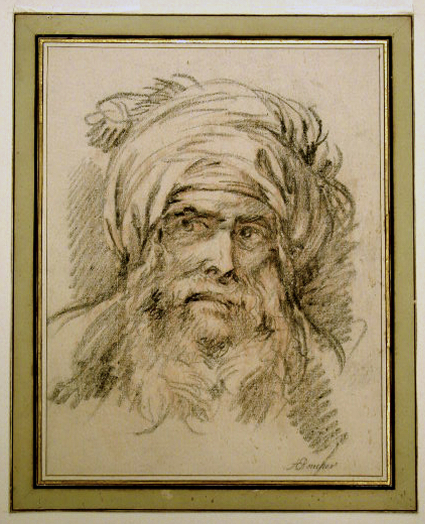 View of a man wearing a turban