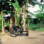 A wheelchair designed for people with mobility limitations in the developing world.