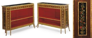 Pair of Open Cabinets, attributed to Marsh and Tatum, 1806-1810