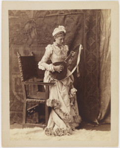 Eleanor in costume, Vanderbilt Ball, 1883.