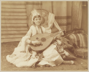 Sarah in costume (and smiling!), Vanderbilt Ball, 1883