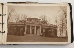 Monticello, ca. 1915. From a travel diary filled with their photographs.
