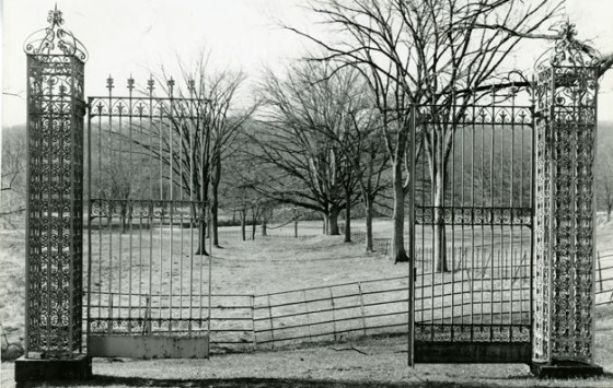Gates from Columbia University, before they were moved to their present location.