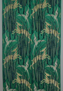 Textile: "Falcon Hunt," by Herman A. Elsberg (American, 1869–1938)