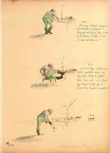 Poem and illustration, James O. Green, July 27, 1885