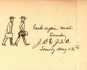Illustration from the 1891-1902 guestbook.