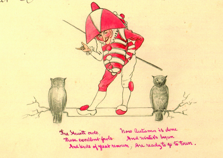 Illustration from the 1891-1902 guestbook.