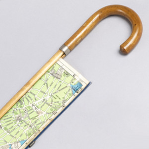 Cane With Pull-out Map