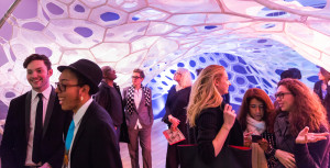 Jenny Sabin installation in Beauty—Cooper Hewitt Design Triennial.