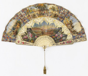 Pleated Fan, France, mid- 19th century