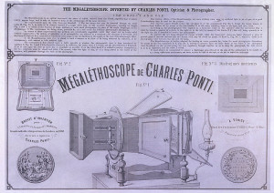 Photostat, Advertisement for a Megalethoscope
