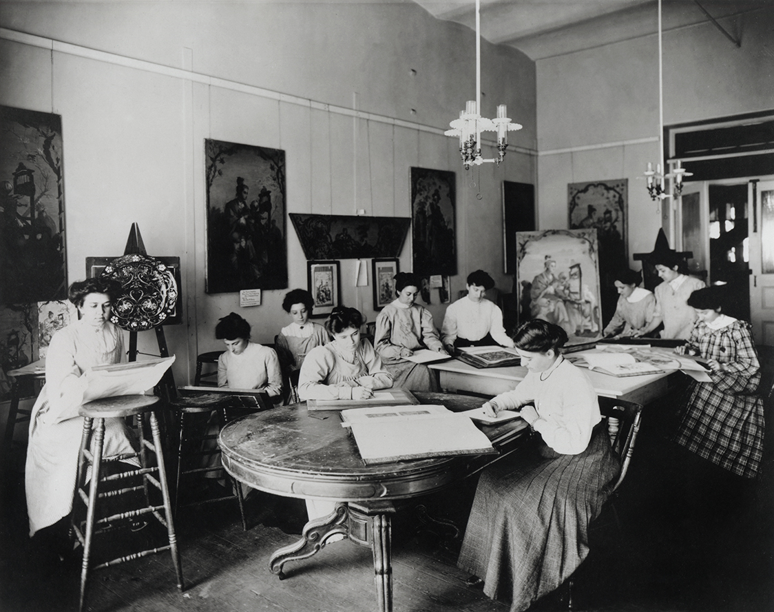 Class of the Women's Art School, ca. 1900
