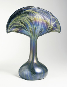 Peacock Vase, Tiffany