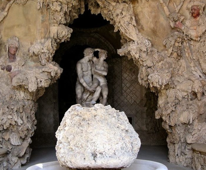 Vincenzo di Rafaello de' Rossi (Italian, 1525-87), Paris and Helen, Buontalenti Grotto, Boboli Gardens, Flornece