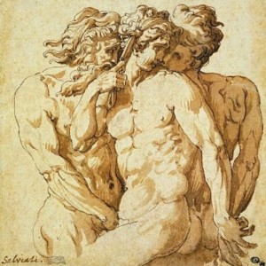 Francesco Salviati, Untitled drawing, ca. 1545–1547.