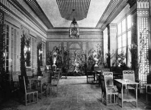 photograph of the interior of a restaurant
